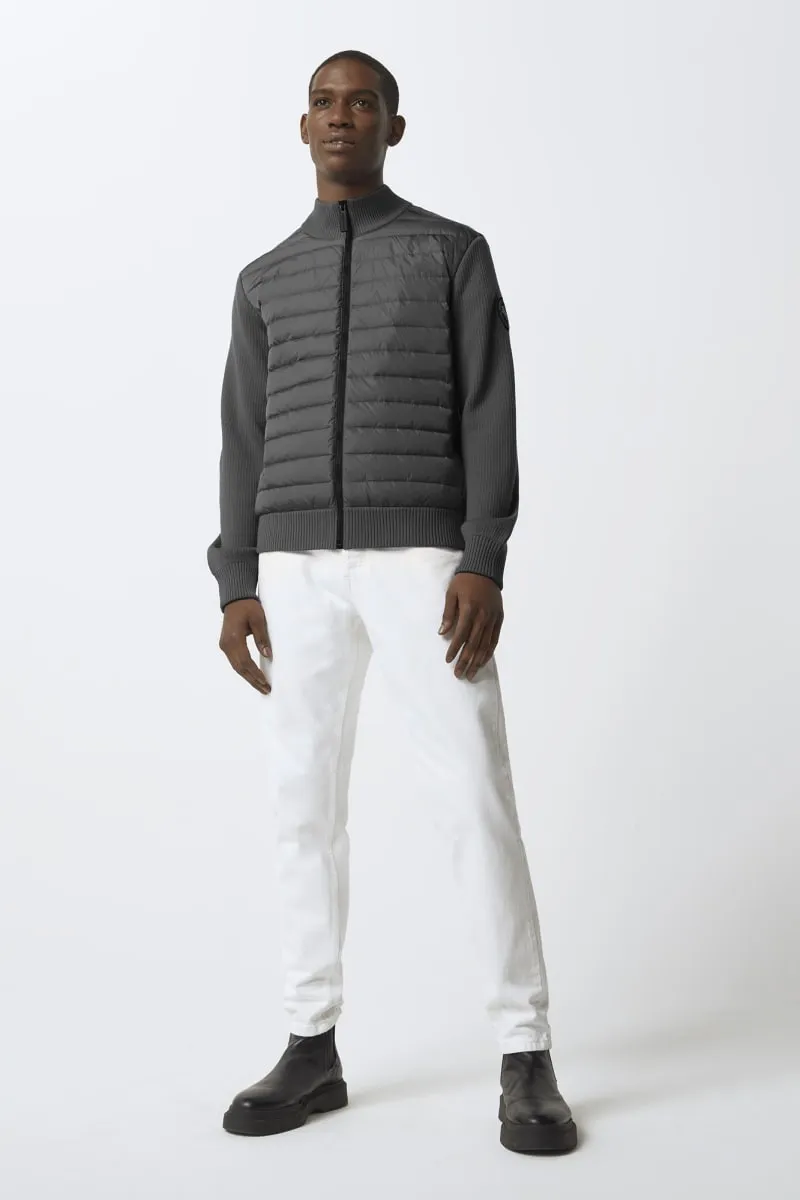 Mens HyBridge® Knit Jacket Black Label Iron Grey 6830MB