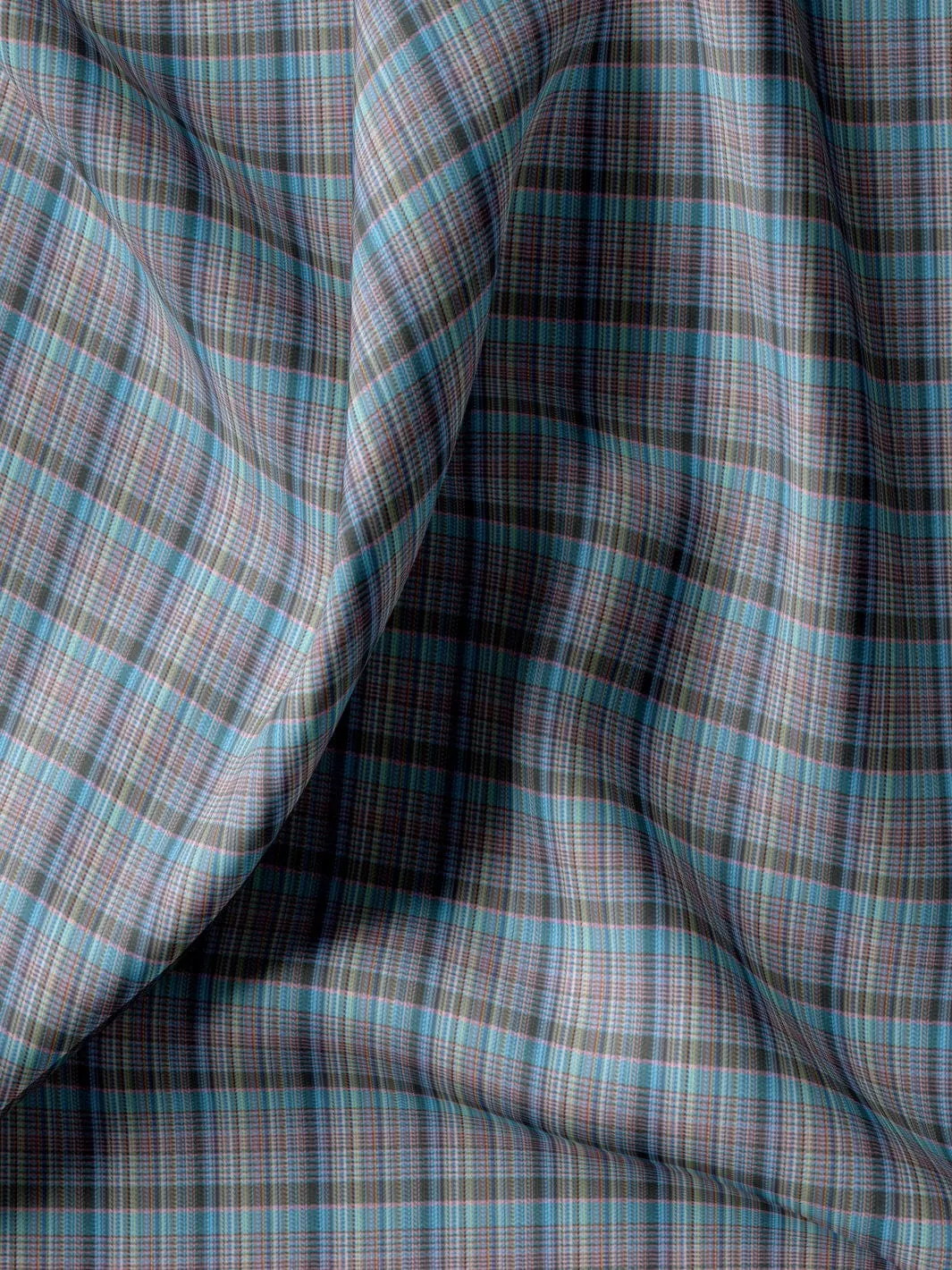 Men's Premium Cotton Multicolour Checked Shirt (10359)