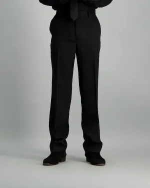 Men's Regular Fit Suit Trouser - Black