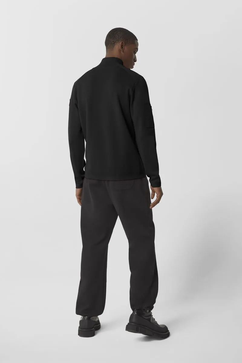 Mens Stormont ¼ Zip Sweater Black 7013M