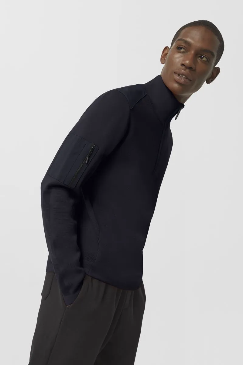 Mens Stormont ¼ Zip Sweater Navy 7013M