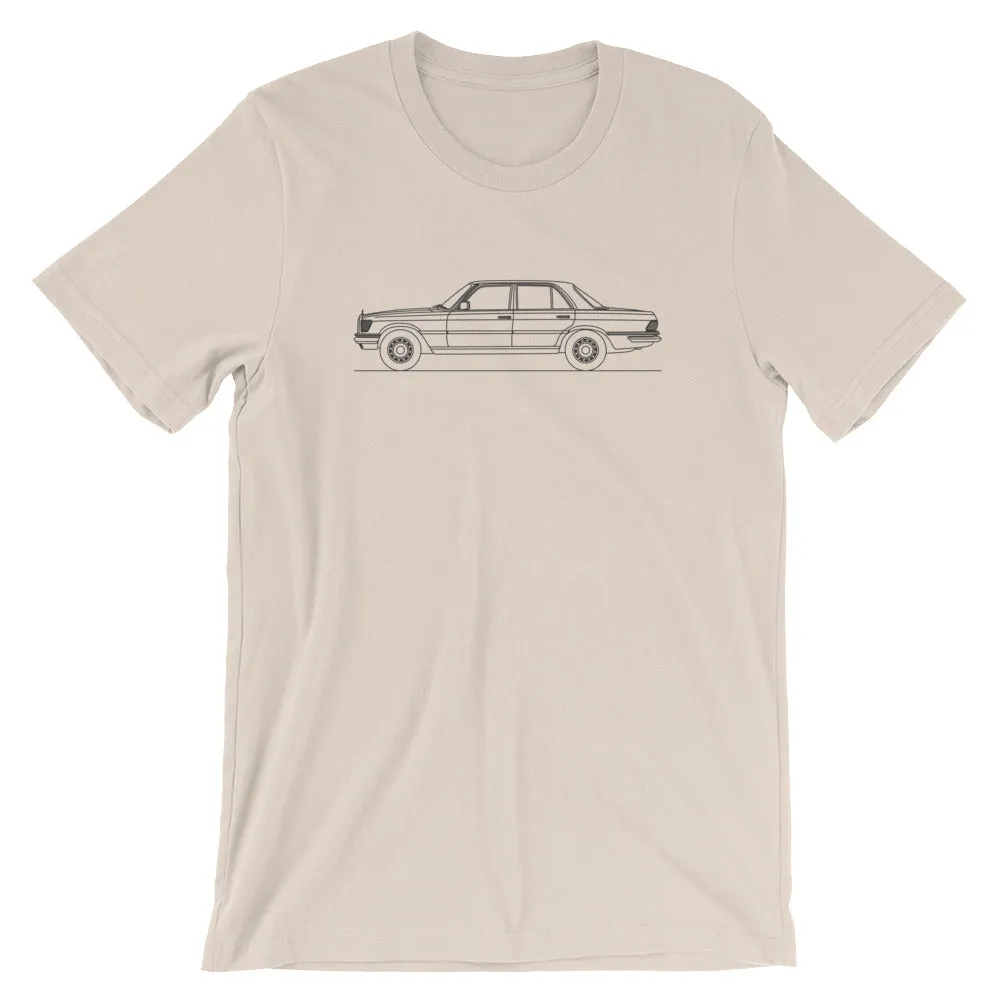 Mercedes-Benz 450 SEL W116 silhouette T-shirt