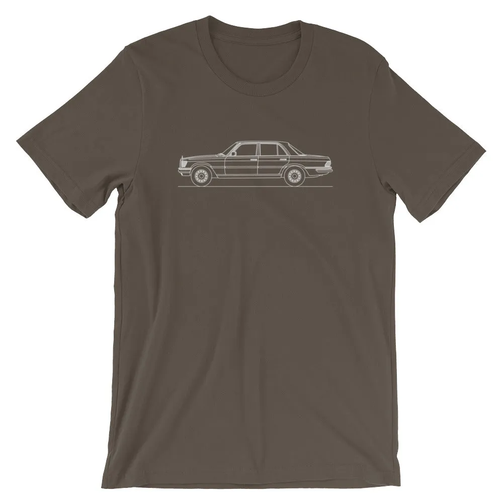 Mercedes-Benz 450 SEL W116 silhouette T-shirt