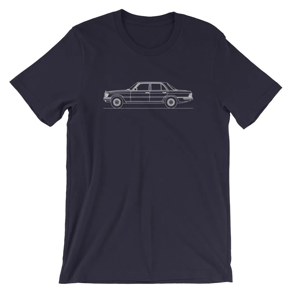 Mercedes-Benz 450 SEL W116 silhouette T-shirt