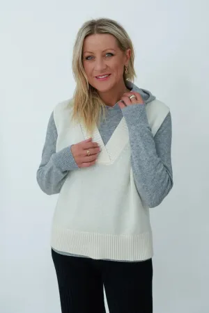 MerinoSnug - Vest V-Neck Alpaca Merino Wool Blend - Australian Made