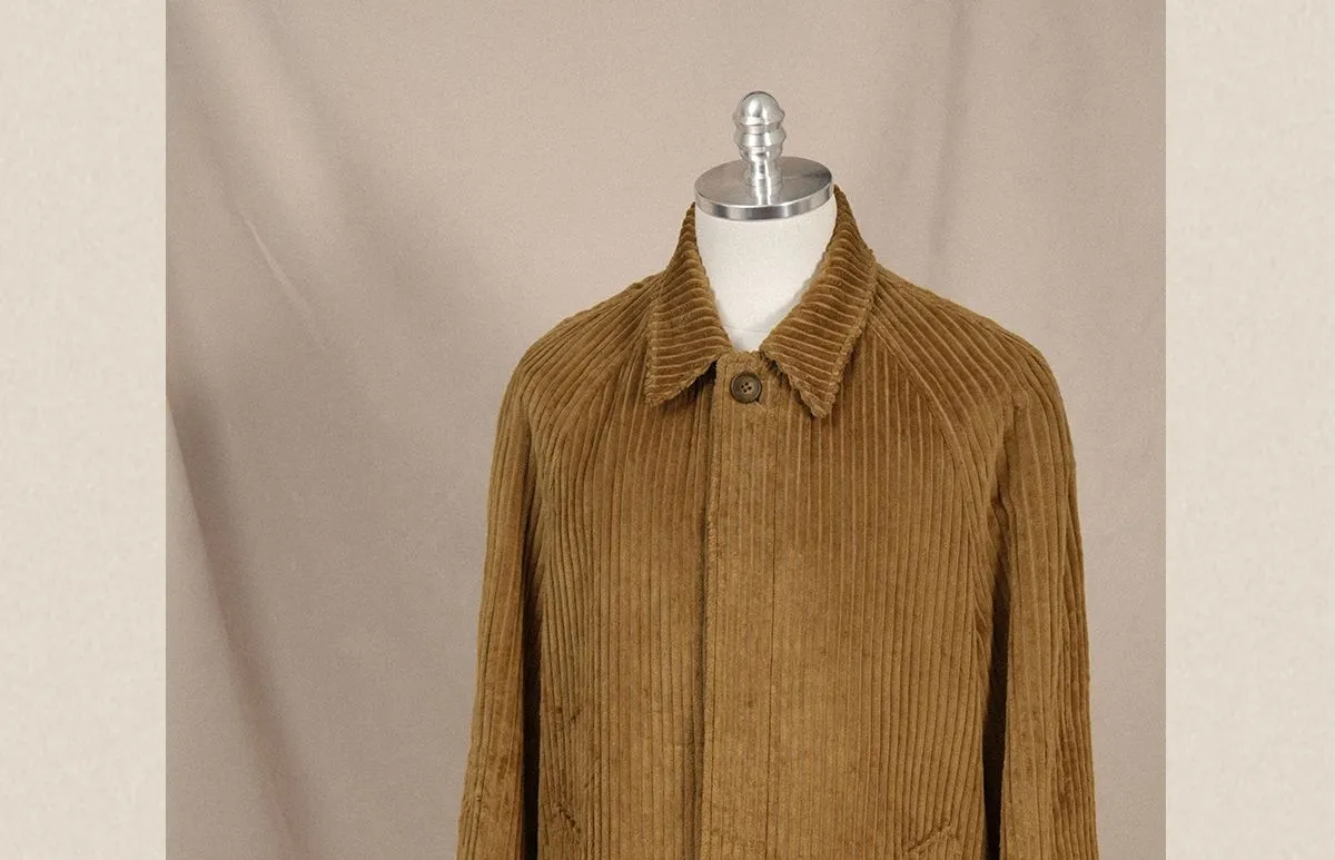 Mid-Length Corduroy Coat
