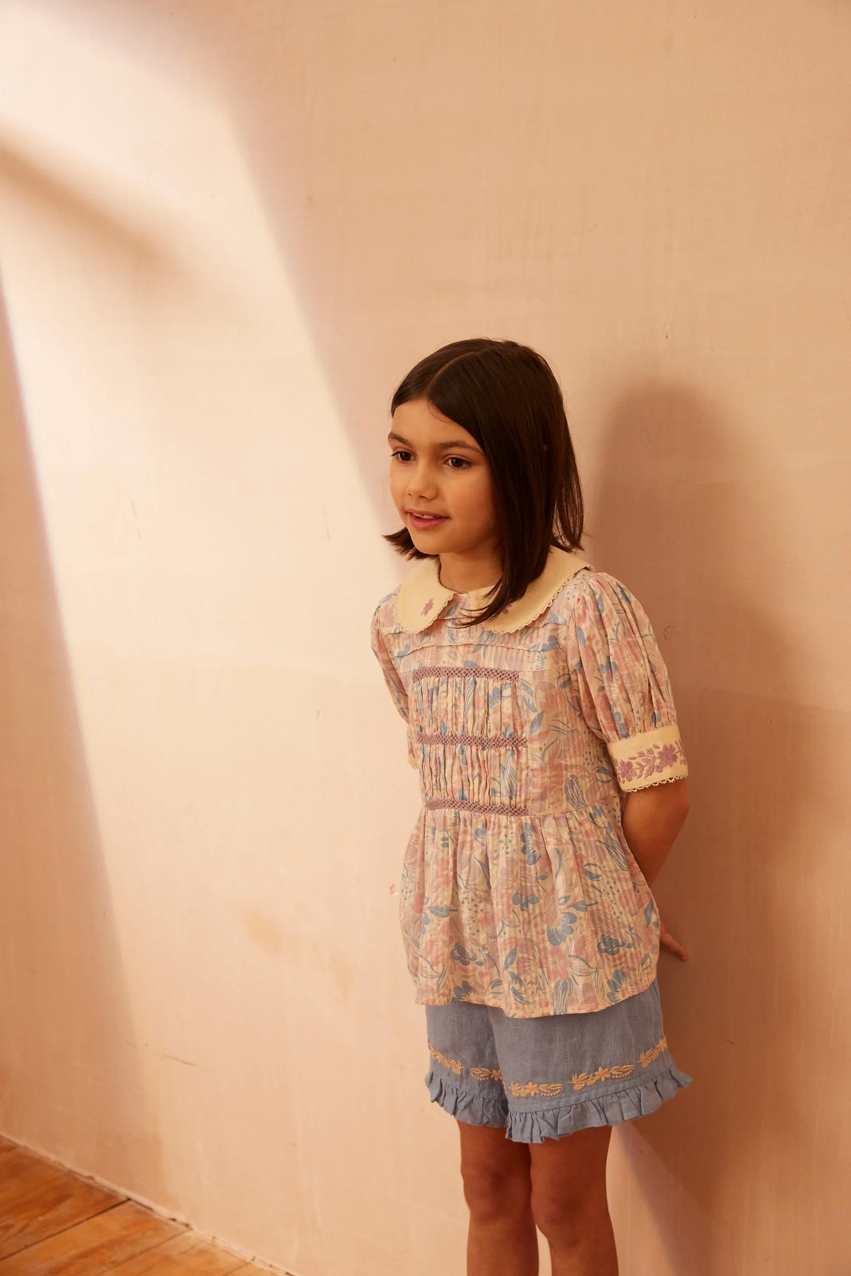 Mimi Shorts - Dahlia/Cornflower (EXCLUSIVE)