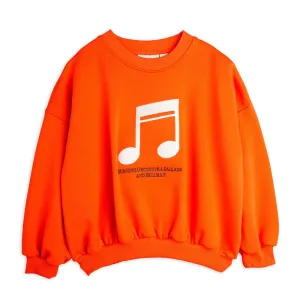 Mini Rodini - Note embroidered sweatshirt - red
