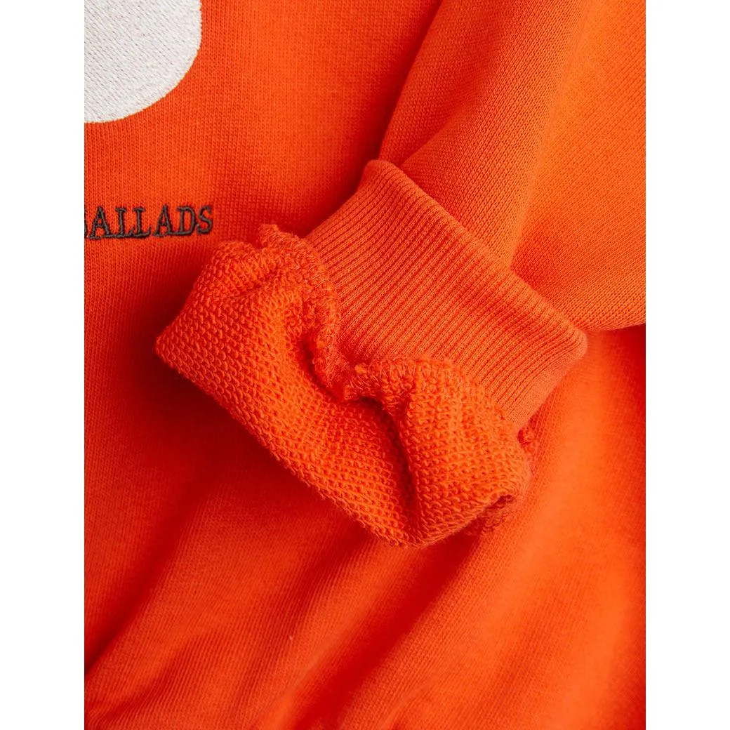 Mini Rodini - Note embroidered sweatshirt - red