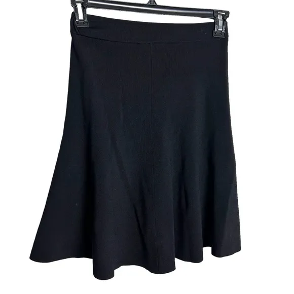 MM LaFleur The Madison Skirt Women's NEW!Black Tailored Fit Knit Low Rise SZS