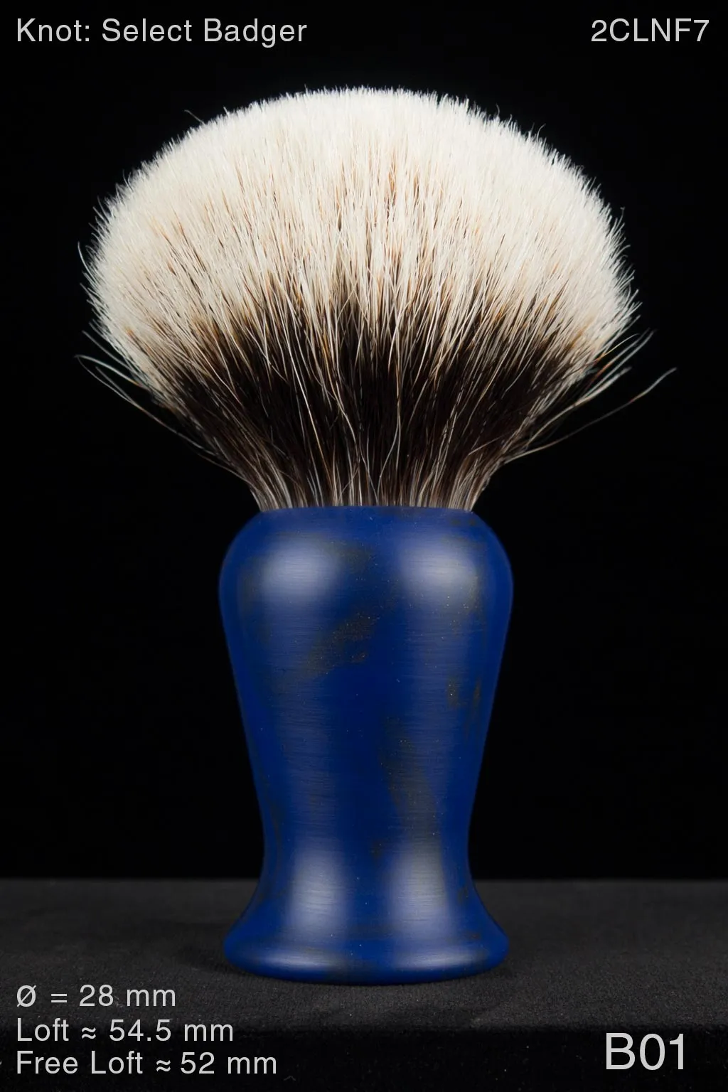 Moby 28 mm Satin Lapis Lazuli