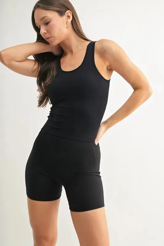 MONO B Classic Seamless Ribbed Tank