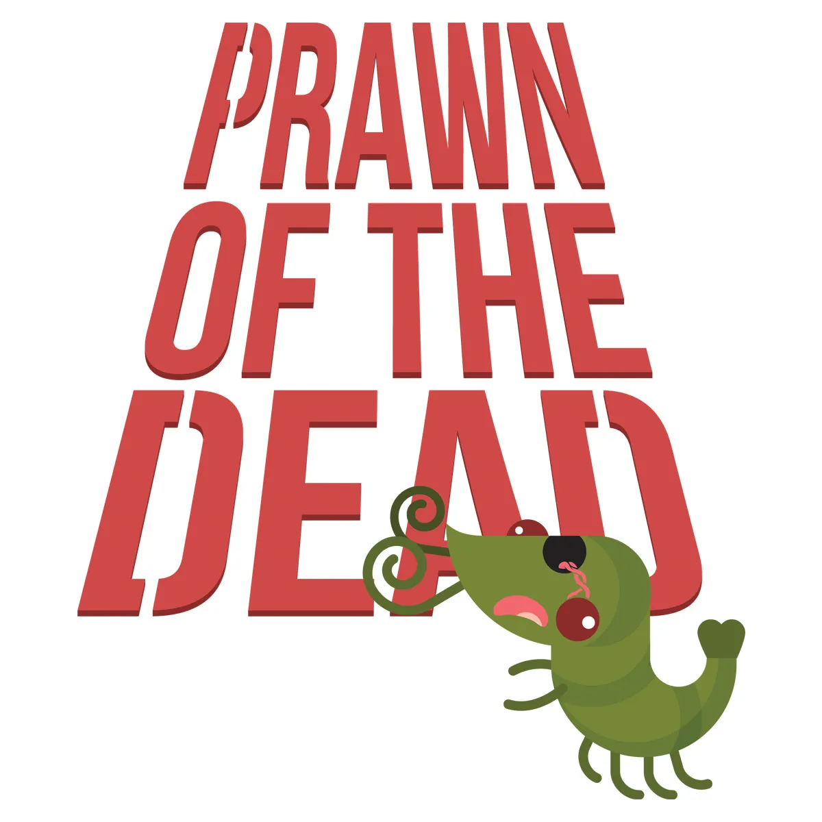 Movie The Food™ "Prawn Of The Dead" Women's T-Shirt