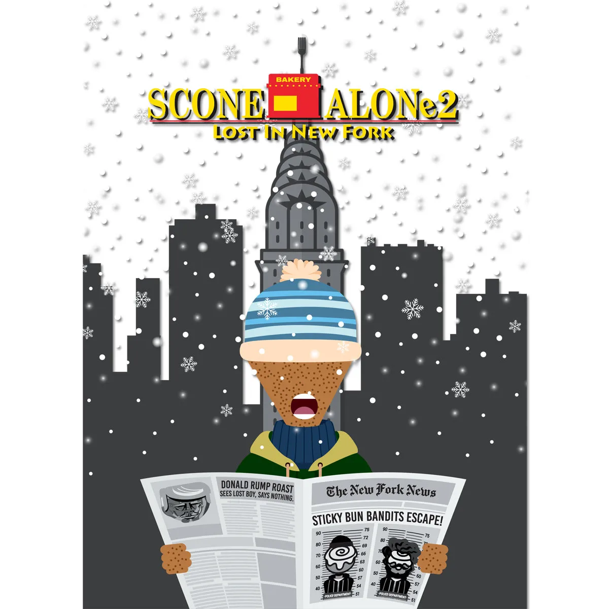 Movie The Food™ "Scone Alone 2" Long Sleeve T-Shirt
