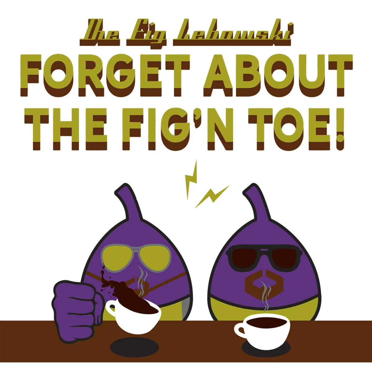 Movie The Food™ "The Fig Lebowski" Long Sleeve T-Shirt