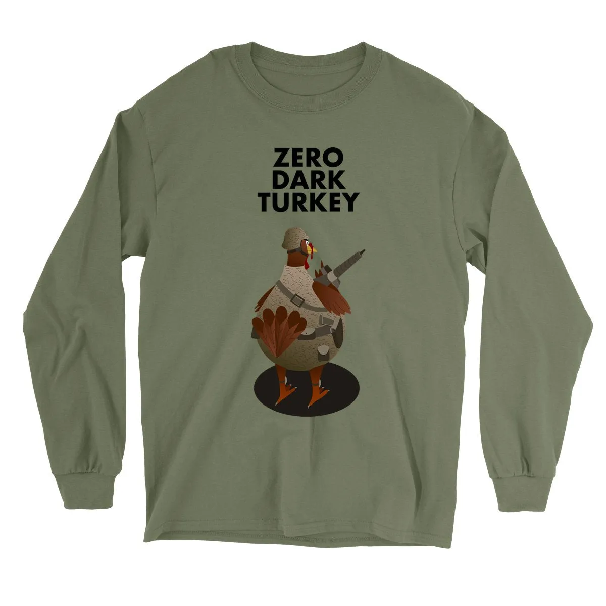Movie The Food™ "Zero Dark Turkey" Long Sleeve T-Shirt