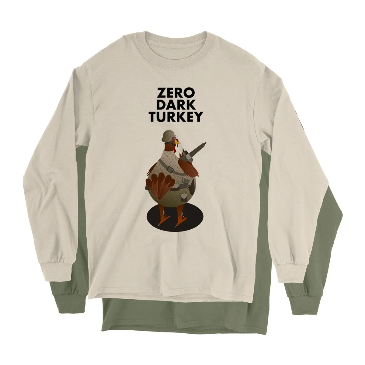 Movie The Food™ "Zero Dark Turkey" Long Sleeve T-Shirt