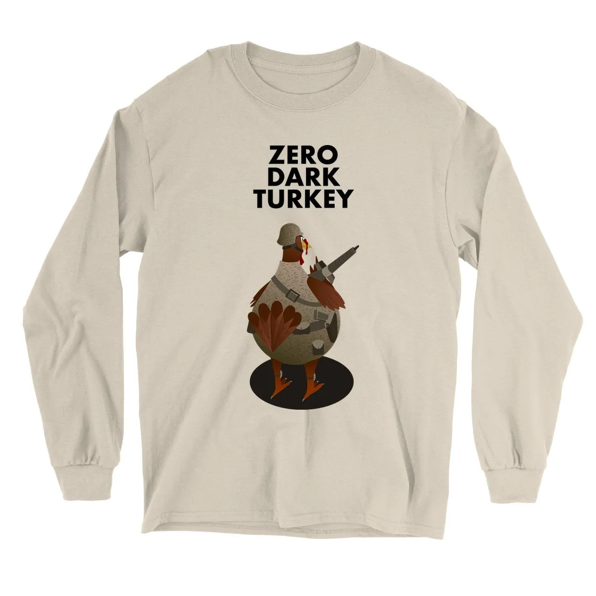 Movie The Food™ "Zero Dark Turkey" Long Sleeve T-Shirt