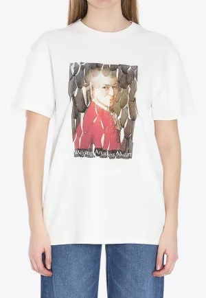 Mozart Print T-shirt