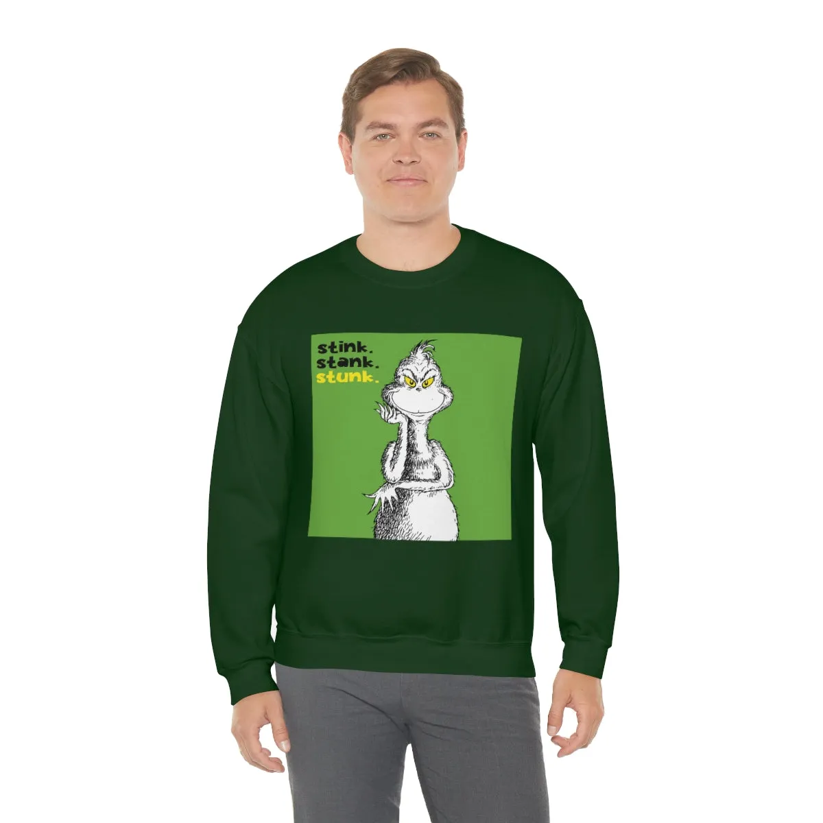 Mr Grinch Crewneck Sweatshirt | Cool Christmas Gifts | Sweatshirts| Pop Culture | Fun Gifts