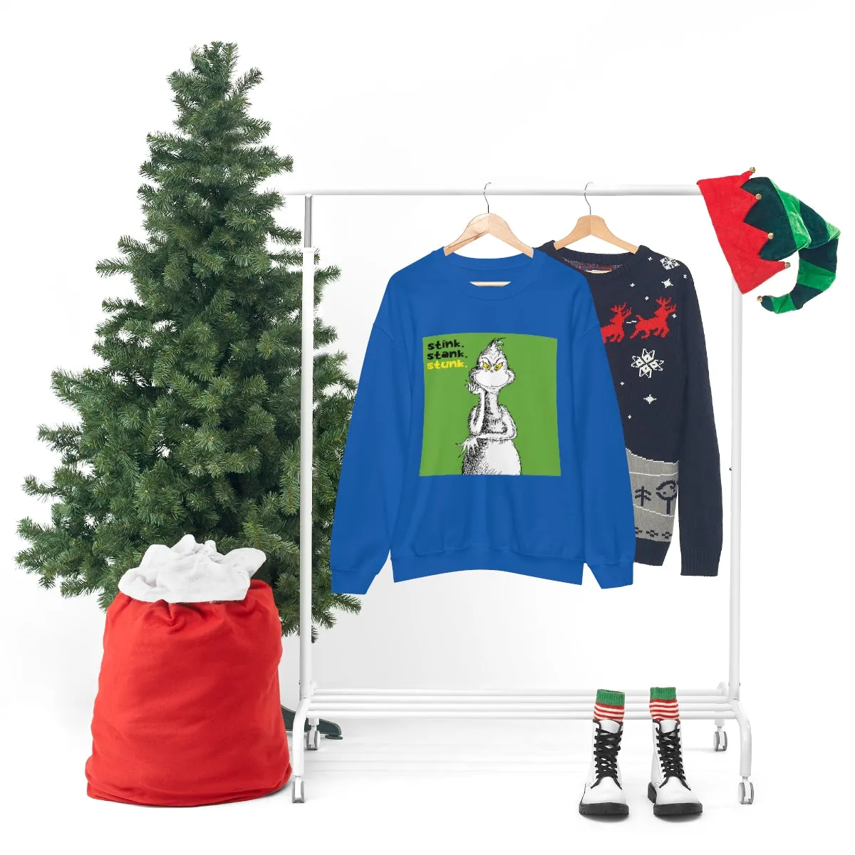 Mr Grinch Crewneck Sweatshirt | Cool Christmas Gifts | Sweatshirts| Pop Culture | Fun Gifts