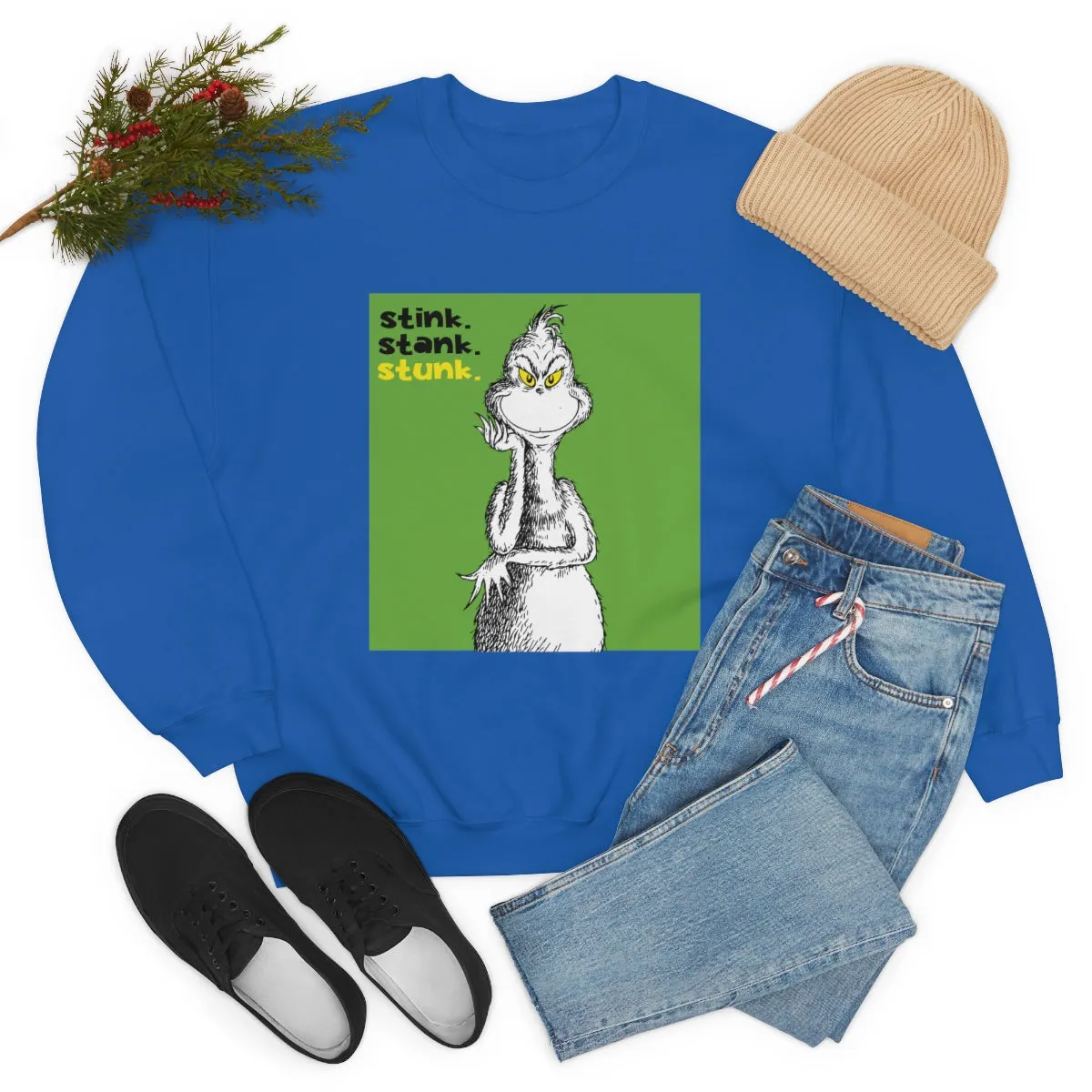 Mr Grinch Crewneck Sweatshirt | Cool Christmas Gifts | Sweatshirts| Pop Culture | Fun Gifts