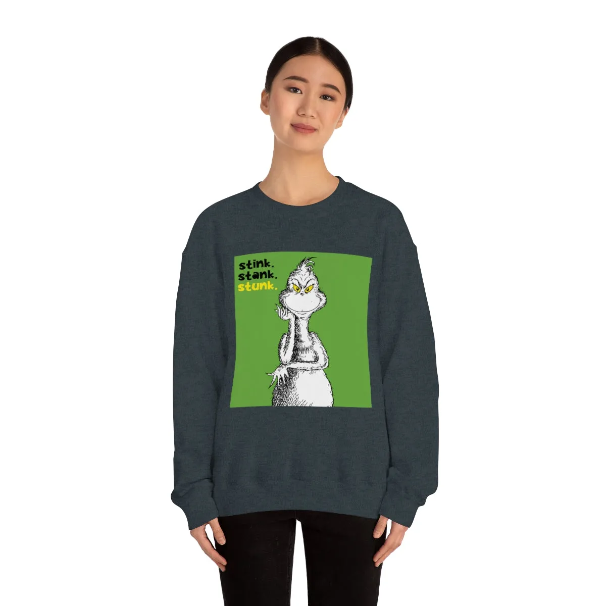Mr Grinch Crewneck Sweatshirt | Cool Christmas Gifts | Sweatshirts| Pop Culture | Fun Gifts