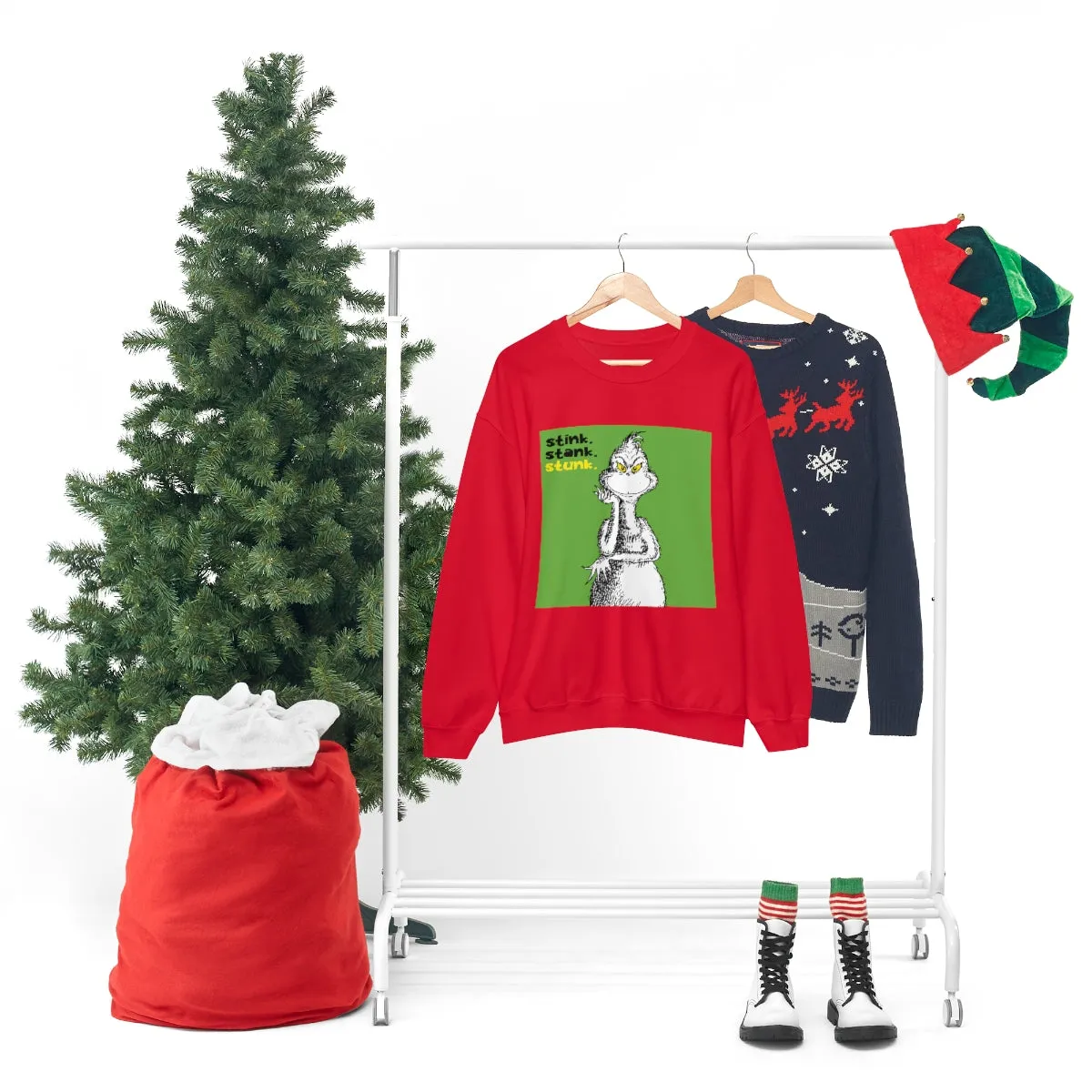 Mr Grinch Crewneck Sweatshirt | Cool Christmas Gifts | Sweatshirts| Pop Culture | Fun Gifts