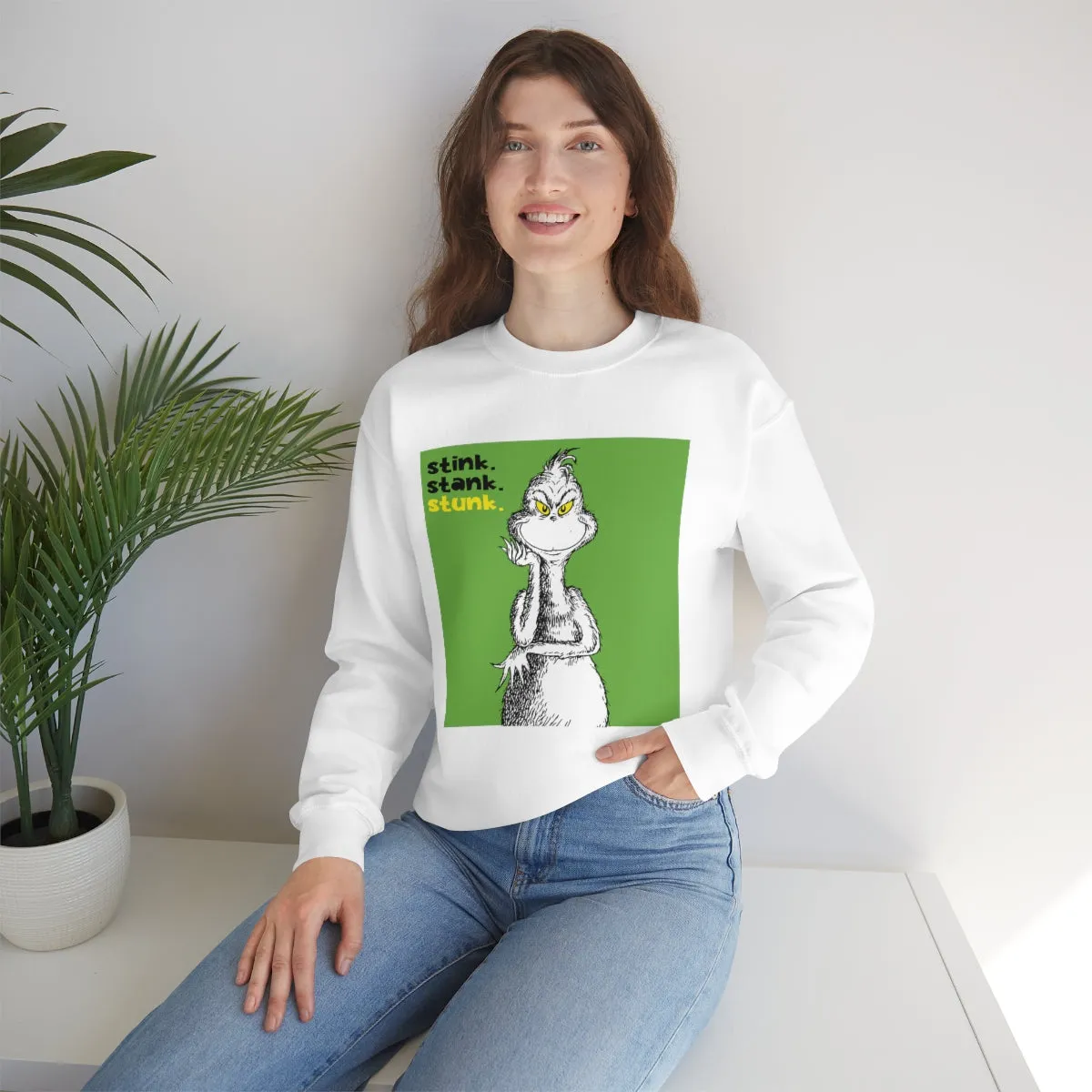 Mr Grinch Crewneck Sweatshirt | Cool Christmas Gifts | Sweatshirts| Pop Culture | Fun Gifts