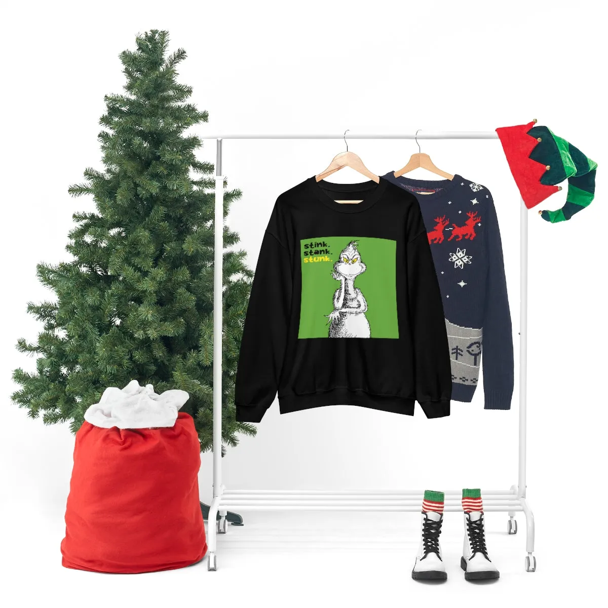 Mr Grinch Crewneck Sweatshirt | Cool Christmas Gifts | Sweatshirts| Pop Culture | Fun Gifts