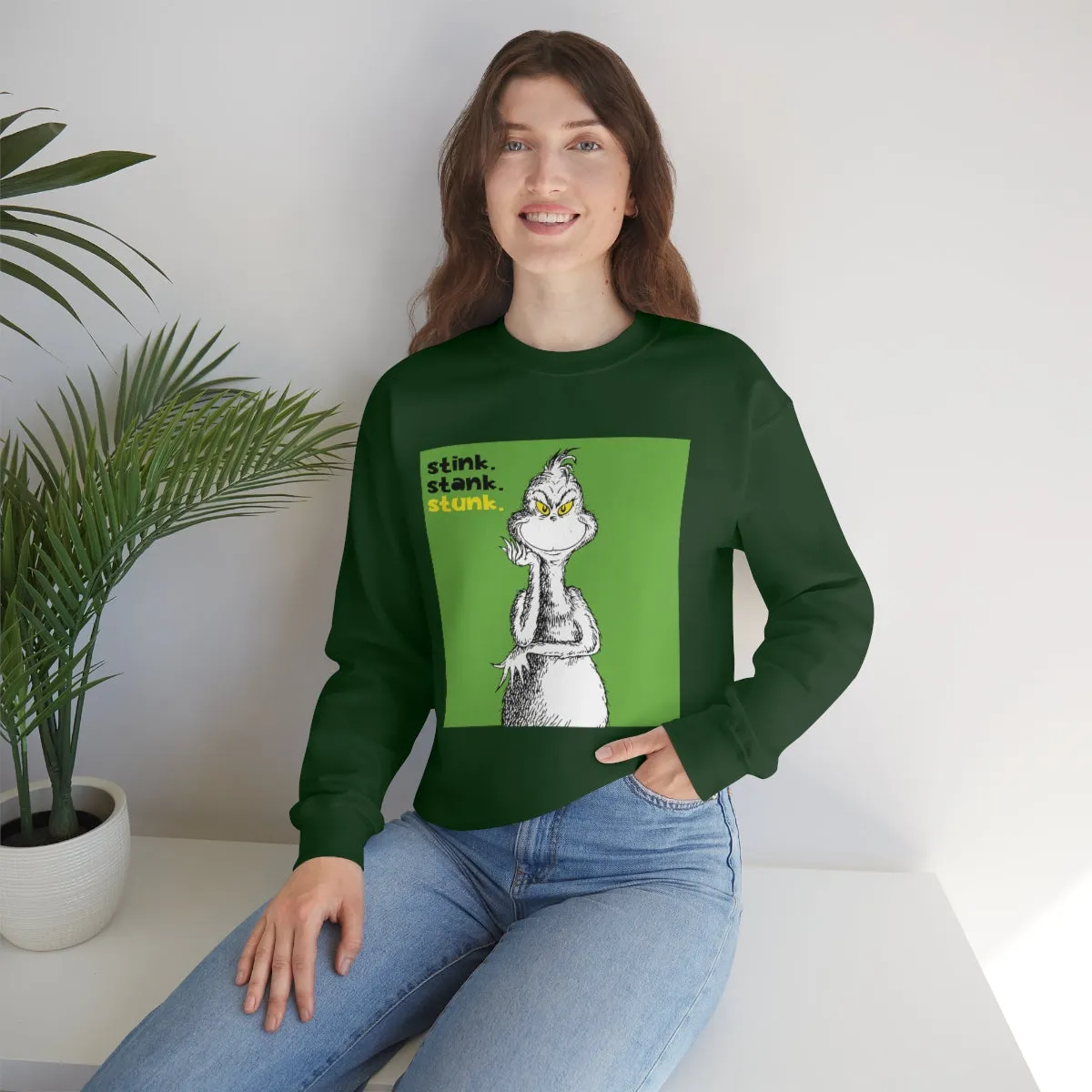 Mr Grinch Crewneck Sweatshirt | Cool Christmas Gifts | Sweatshirts| Pop Culture | Fun Gifts