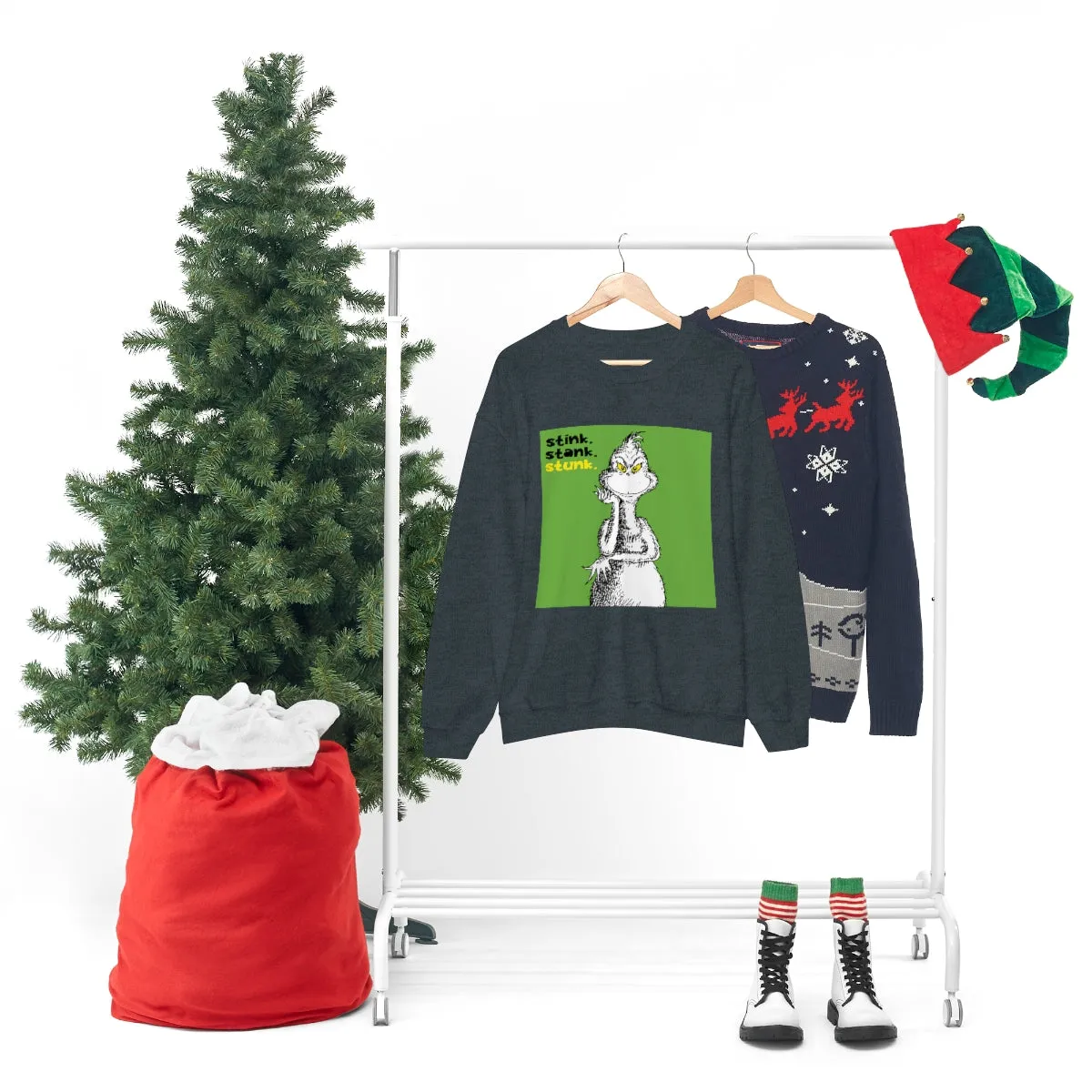 Mr Grinch Crewneck Sweatshirt | Cool Christmas Gifts | Sweatshirts| Pop Culture | Fun Gifts