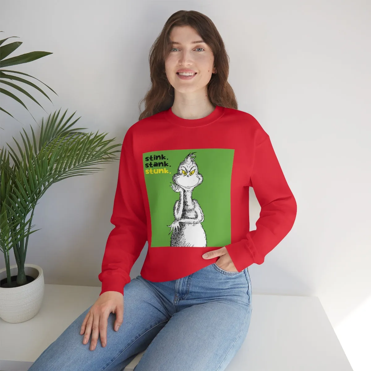 Mr Grinch Crewneck Sweatshirt | Cool Christmas Gifts | Sweatshirts| Pop Culture | Fun Gifts