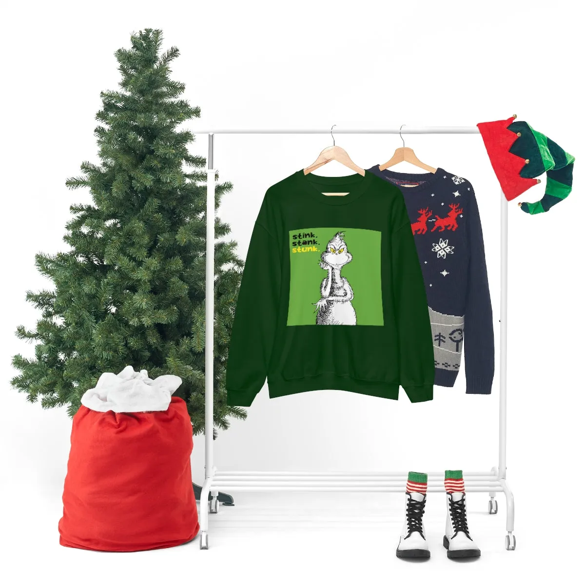 Mr Grinch Crewneck Sweatshirt | Cool Christmas Gifts | Sweatshirts| Pop Culture | Fun Gifts
