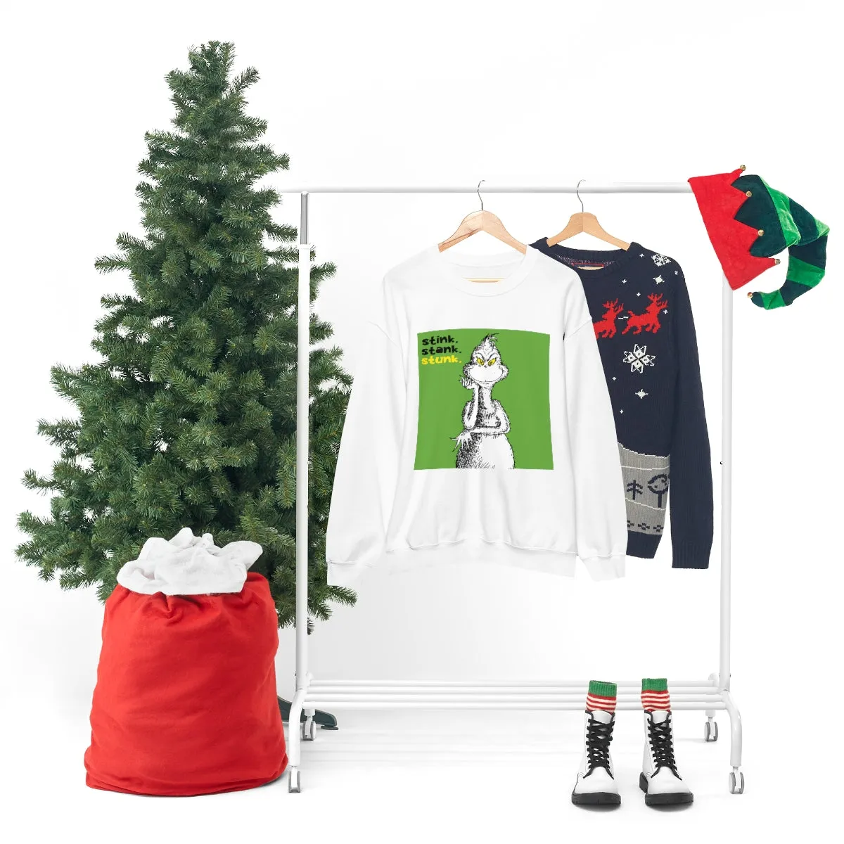 Mr Grinch Crewneck Sweatshirt | Cool Christmas Gifts | Sweatshirts| Pop Culture | Fun Gifts