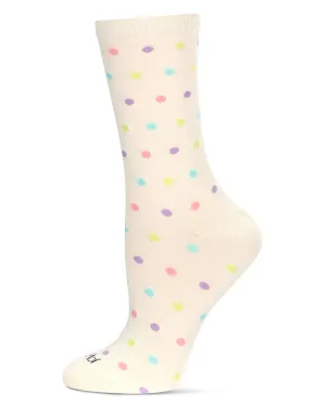 Multi Dots Bamboo Crew