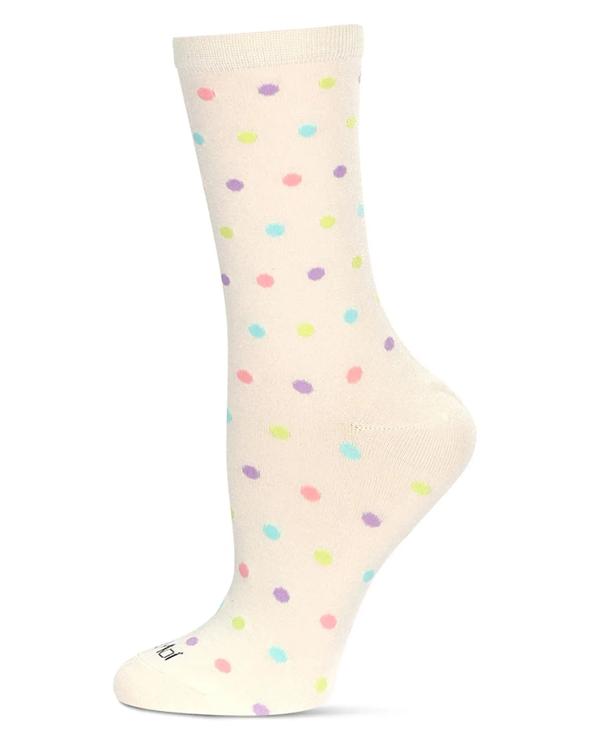 Multi Dots Bamboo Crew