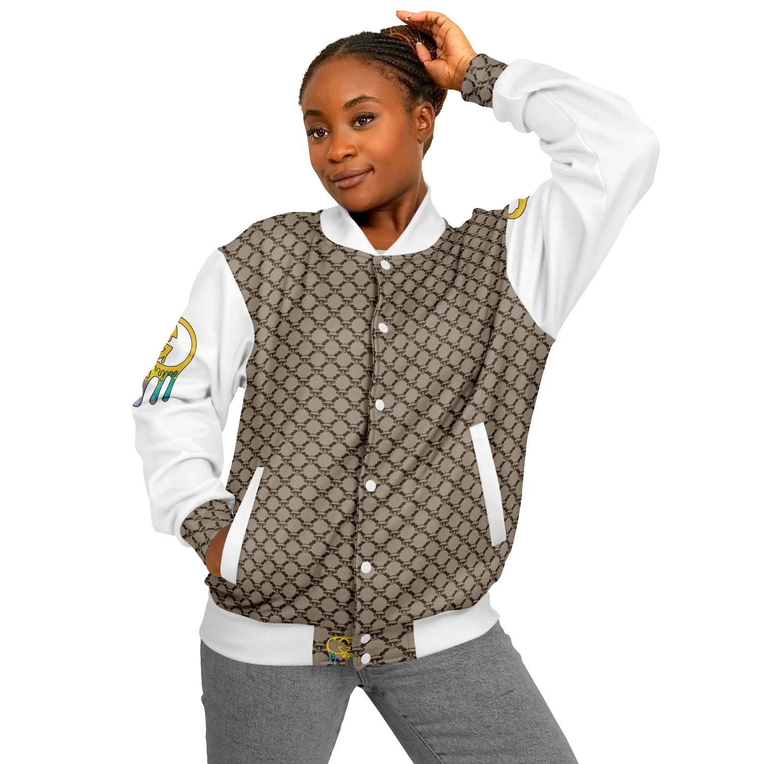 Mushroom Guzzi Baseball Jacket