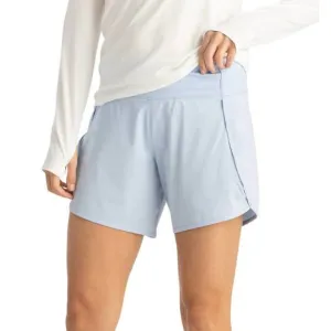 NEW FREE FLY women's bamboo lined breeze shorts in clear sky