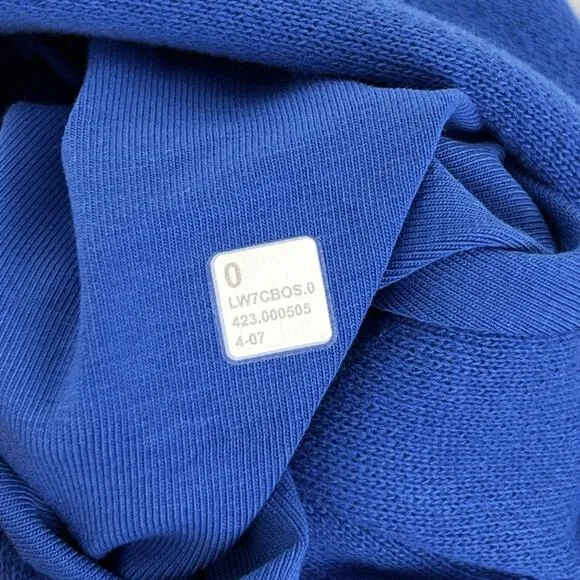 NEW Lululemon Scuba High-Rise Short 5” Cotton Terry Blazer Blue 0 W7CBOS