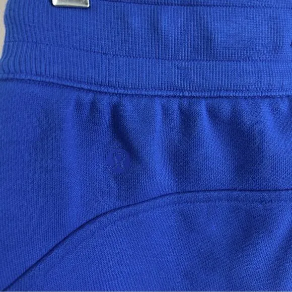 NEW Lululemon Scuba High-Rise Short 5” Cotton Terry Blazer Blue 0 W7CBOS
