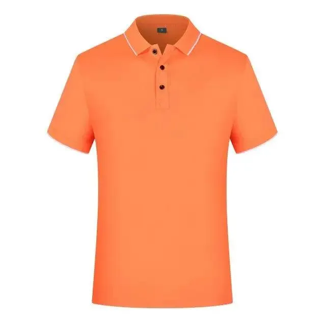 New Summer High-End Modern Custom Breathable Polo Shirt For Men And Women Cool Printing Casual Business Style Top Simple Solid Color Unique Polo Shirts for Men Women Unisex Summer Polo Shirts