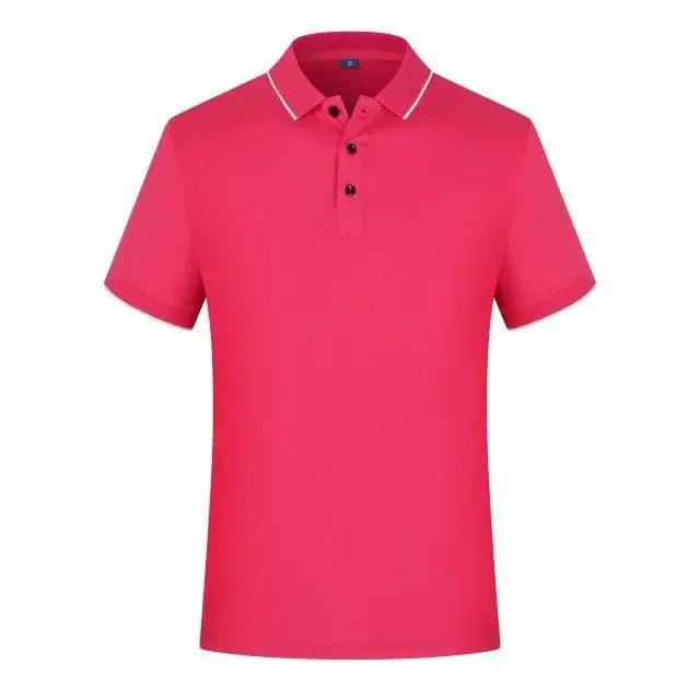 New Summer High-End Modern Custom Breathable Polo Shirt For Men And Women Cool Printing Casual Business Style Top Simple Solid Color Unique Polo Shirts for Men Women Unisex Summer Polo Shirts