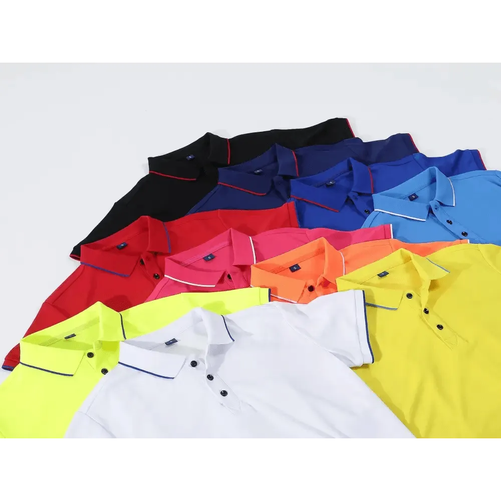 New Summer High-End Modern Custom Breathable Polo Shirt For Men And Women Cool Printing Casual Business Style Top Simple Solid Color Unique Polo Shirts for Men Women Unisex Summer Polo Shirts
