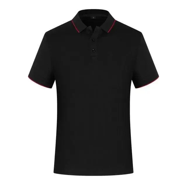 New Summer High-End Modern Custom Breathable Polo Shirt For Men And Women Cool Printing Casual Business Style Top Simple Solid Color Unique Polo Shirts for Men Women Unisex Summer Polo Shirts