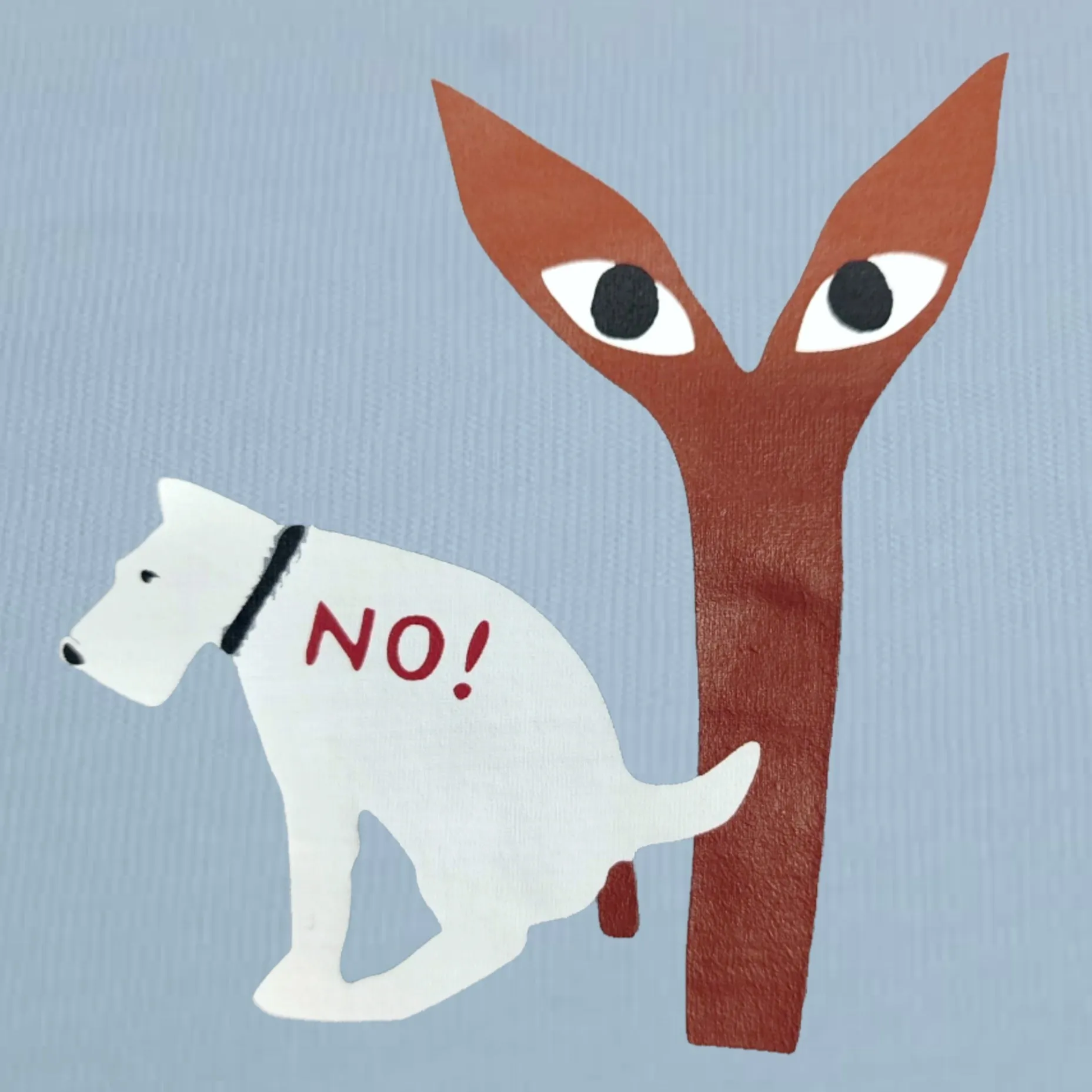 No Pooping T-Shirt Brown