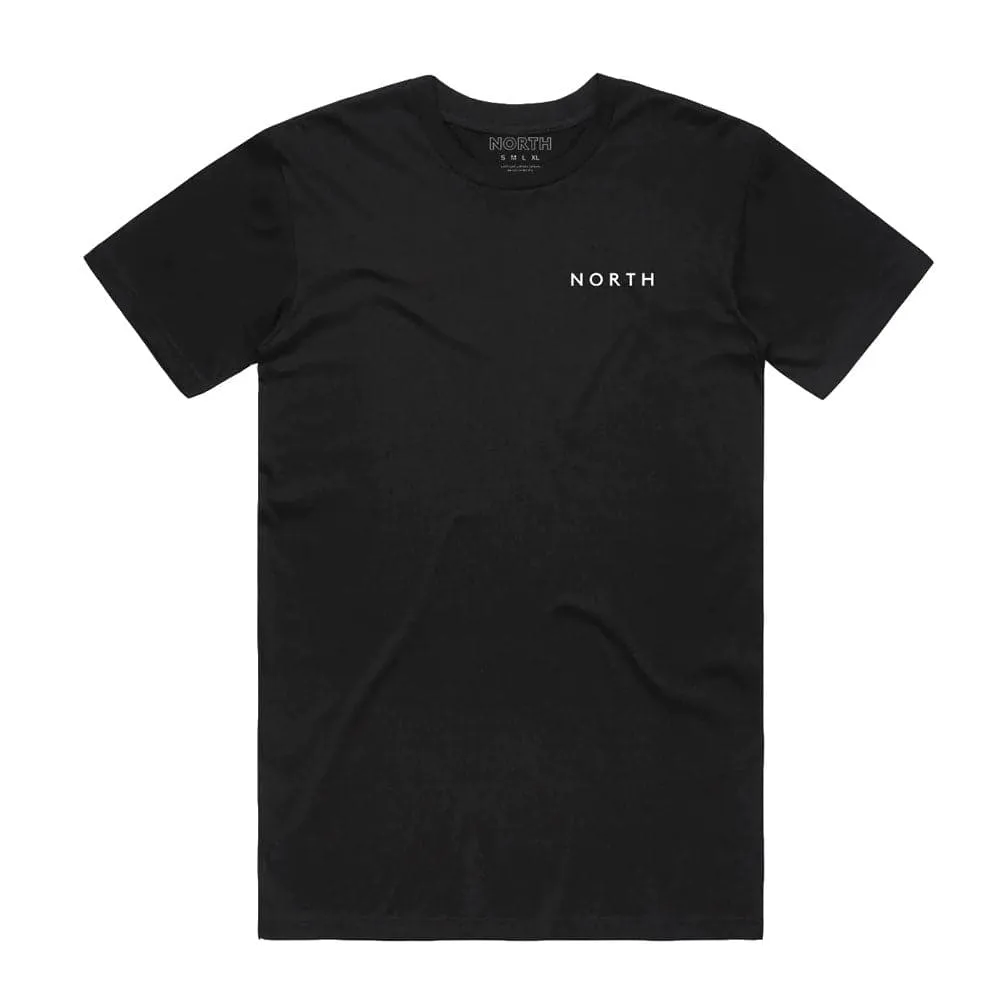 North 'Film Star Logo' T-Shirt (Black / White)