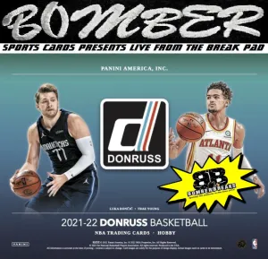 (NOW A FILLER) 4pm EST FRIDAY - 2021/22 Panini Donruss Basketball Hobby 2 Box Break - Pick Your Team #5 - Live 2/25/22