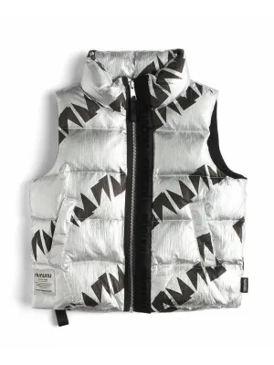 NUNUNU Down Vest Silver