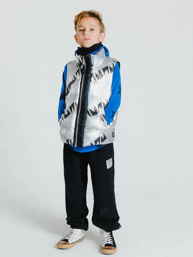NUNUNU Down Vest Silver